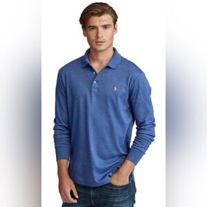 NEW NWT $110 MENS SZ XL POLO RALPH LAUREN SHIRT CLASSIC FIT LONG SLEEVED BLUE
